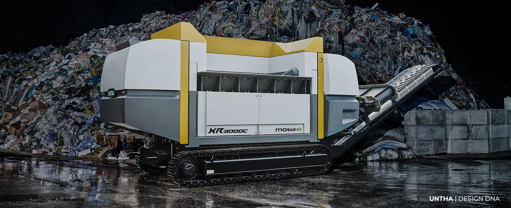 UNTHA 1-Wellen-Zerkleinerer "XR mobil-e"