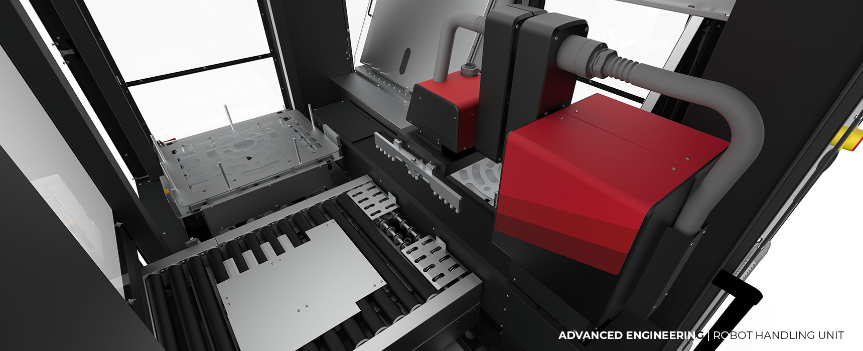 Detailaufnahme der Advanced Engineering Robot Handling Unit "MOJO301"