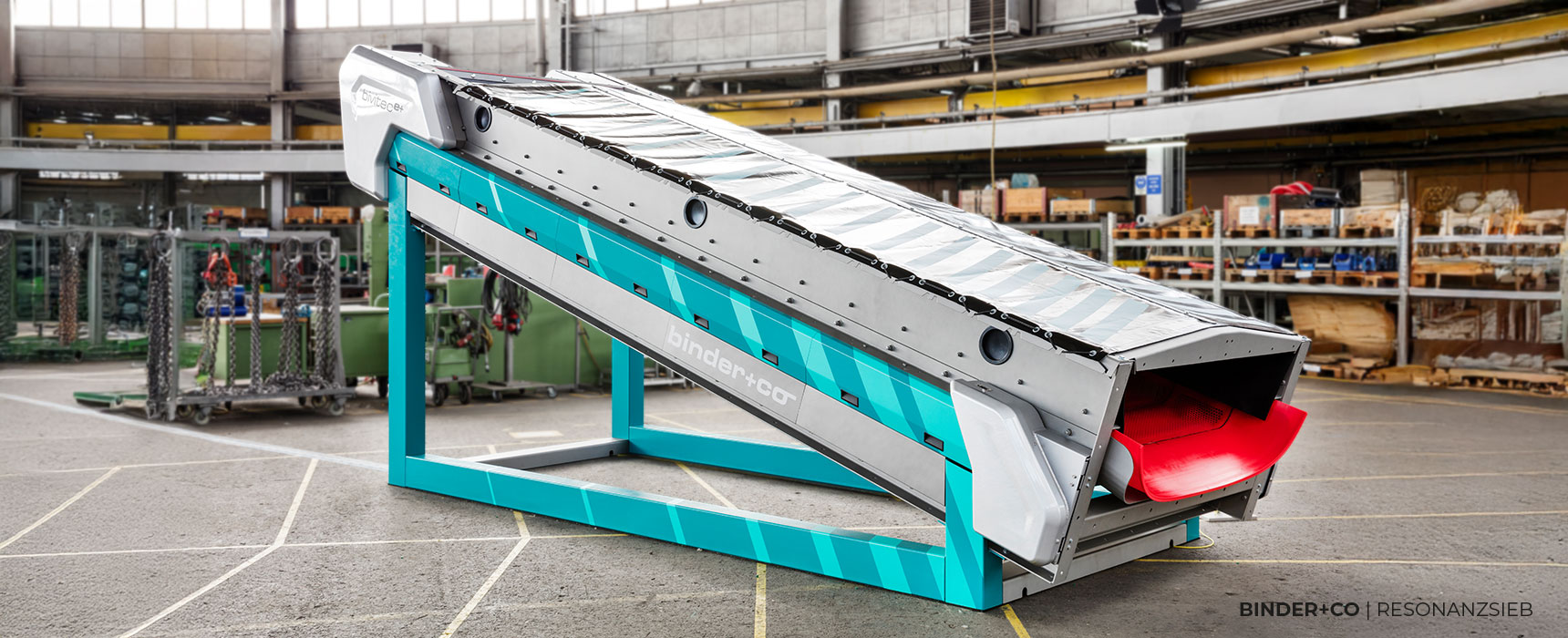 Siebmaschine für Rohstoff und Recycling "BIVITEC e+" von Binder+Co